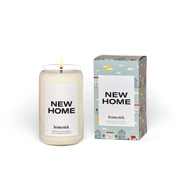 Homesick Scented Candle, New Home - Scents of Jasmine, Cedarwood, Lime, 13.75 oz