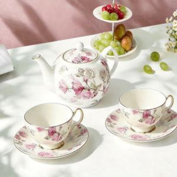 Elizabeth Rose 5 Pieces Tea Set