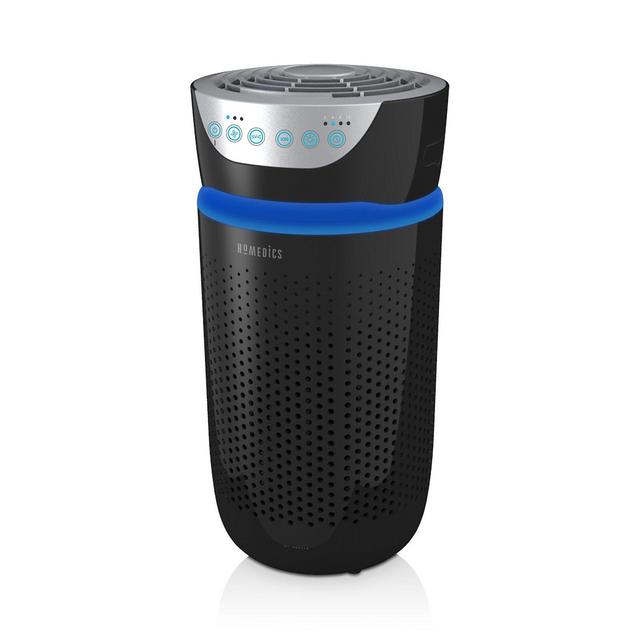 HoMedics TotalClean 5-in-I Tower Air Purifier, Small
