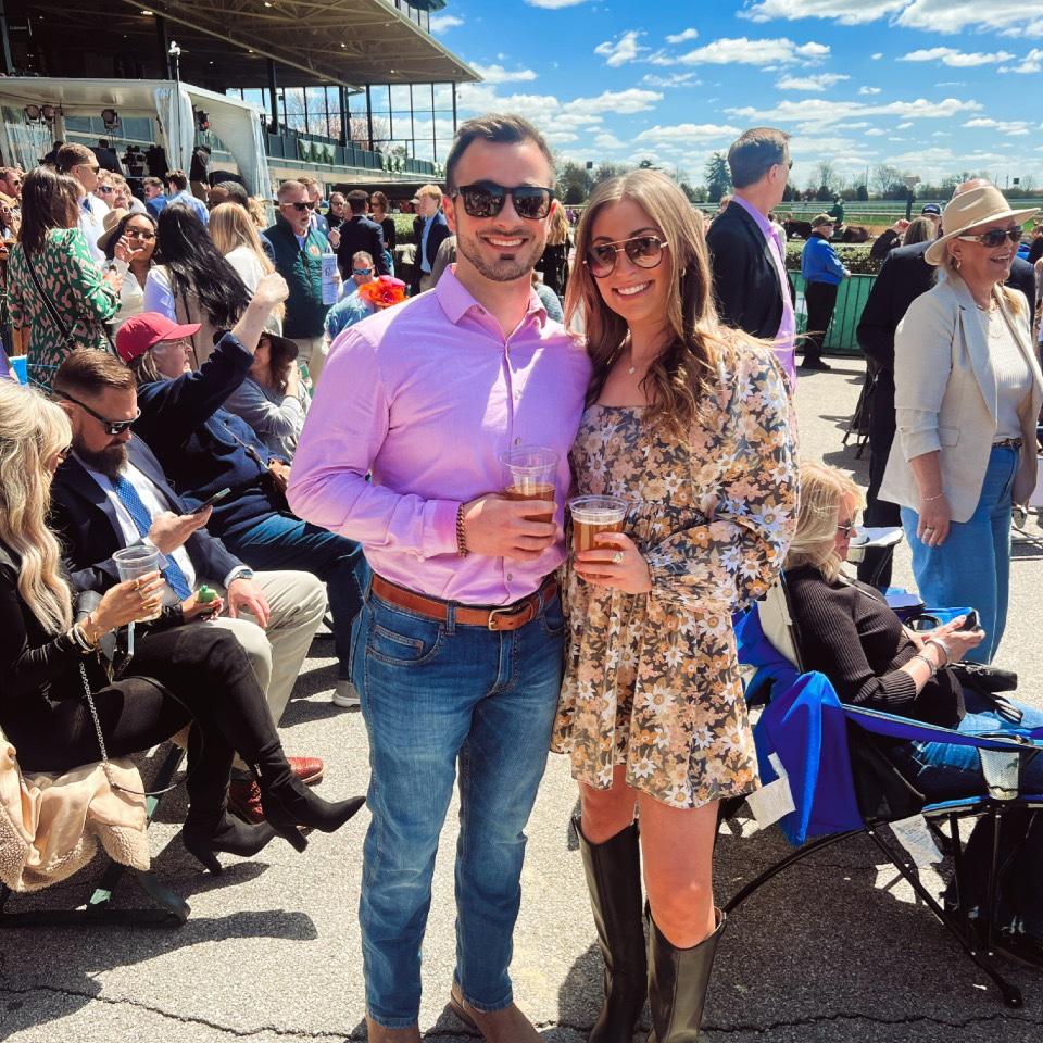 Our first time at Keeneland together!
