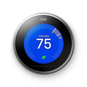 Nest Learning Third Generation Thermostat in Silver