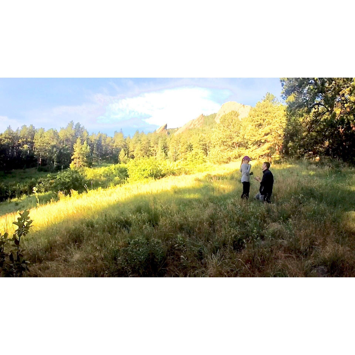 The Engagement! Denver, Colorado ::: Chautauqua trail