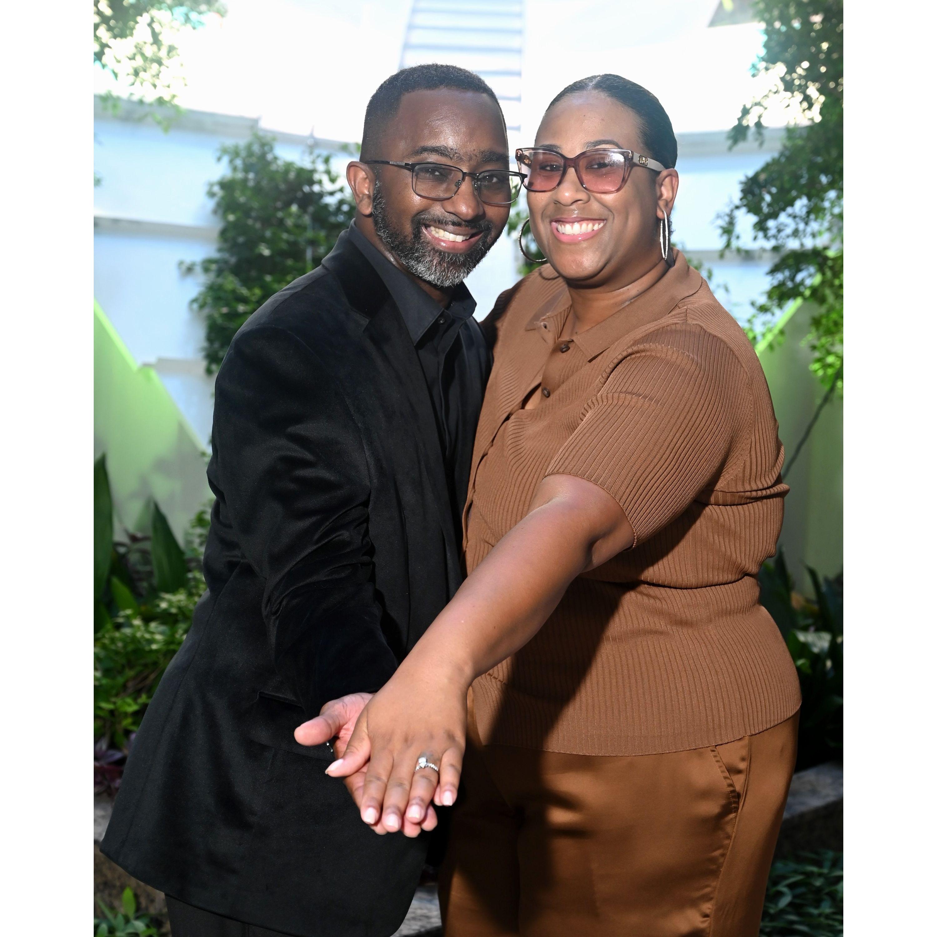 Right after she said "I Do"