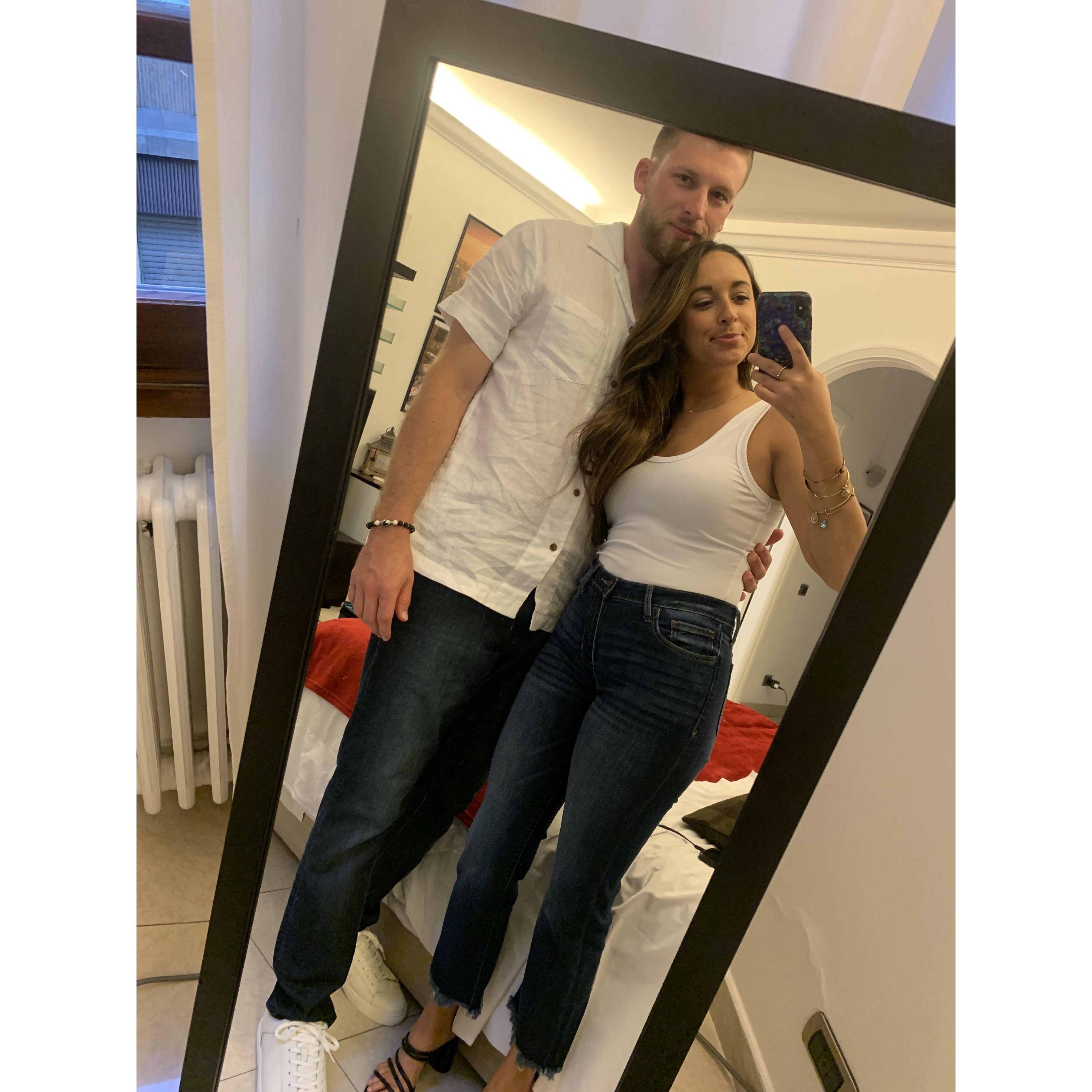 The night before we got engaged!