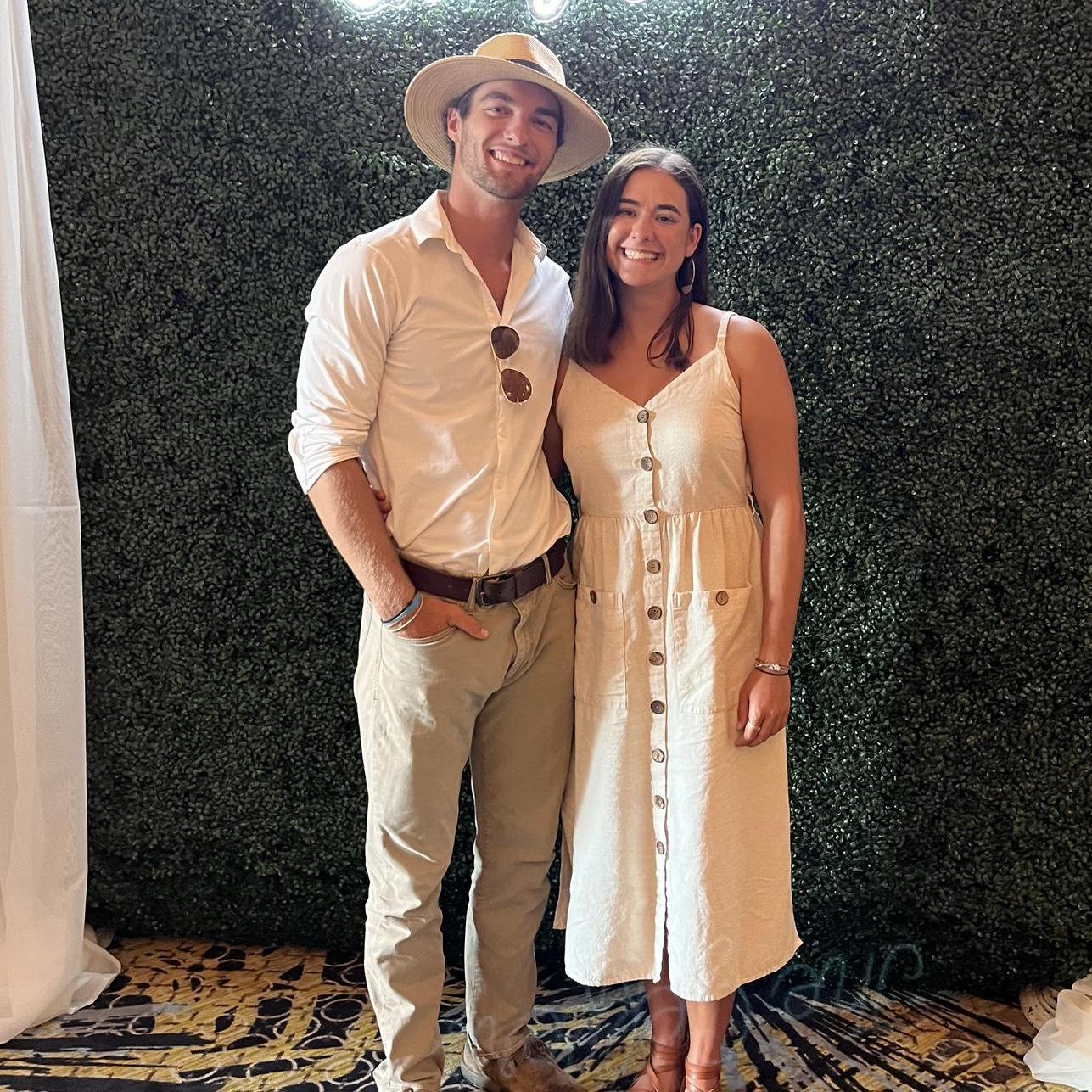 First wedding as a couple.