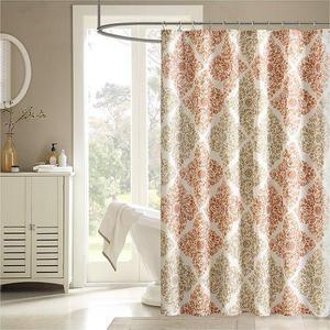Claire 72" x 72" Floral Diamond-Print Shower Curtain