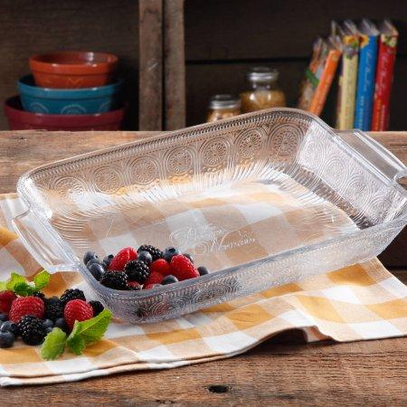 The Pioneer Woman Adeline 2.5 qt Glass Casserole W Lid