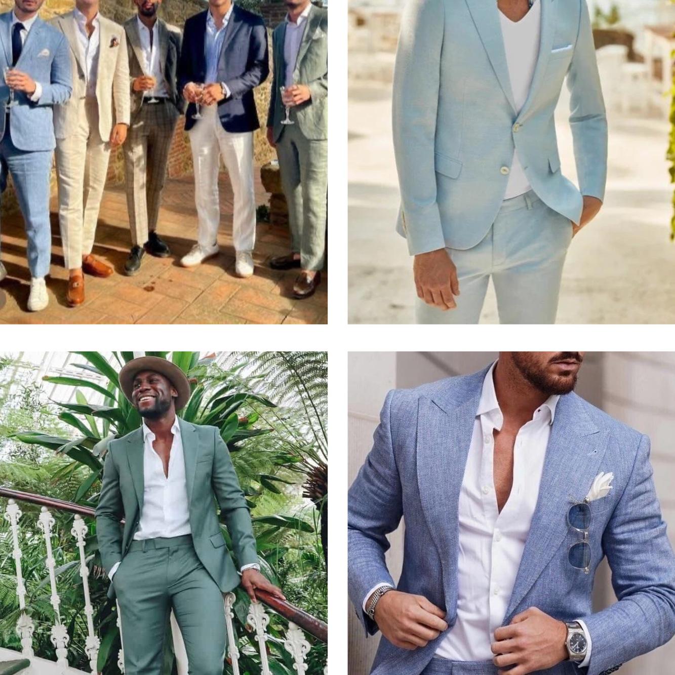 Here are some ideas for the men’s attire!