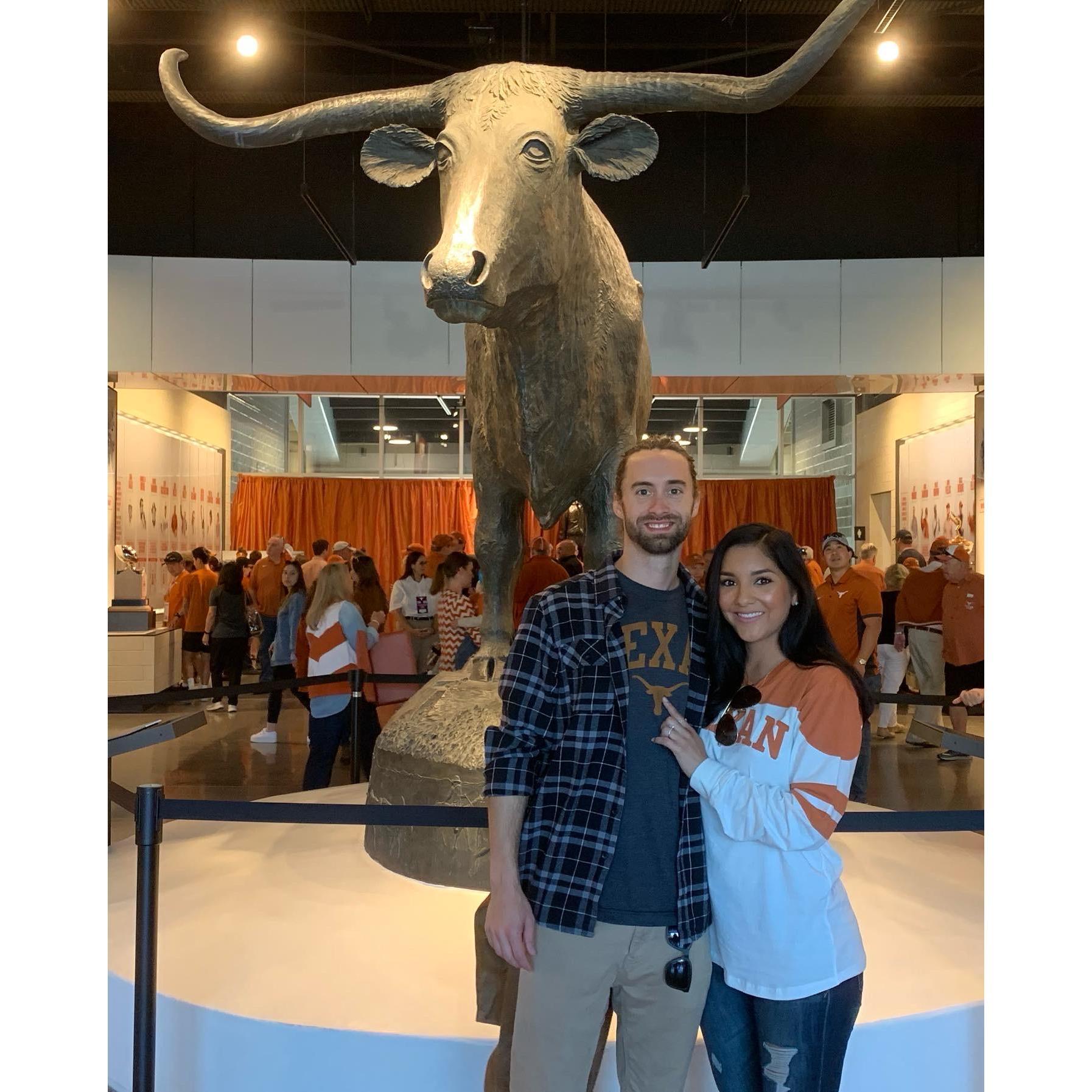 The night after we got engaged.