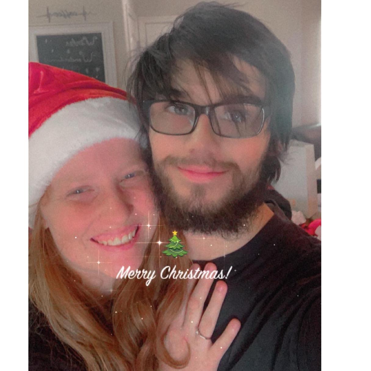 Nate proposed right before this picture was taken.