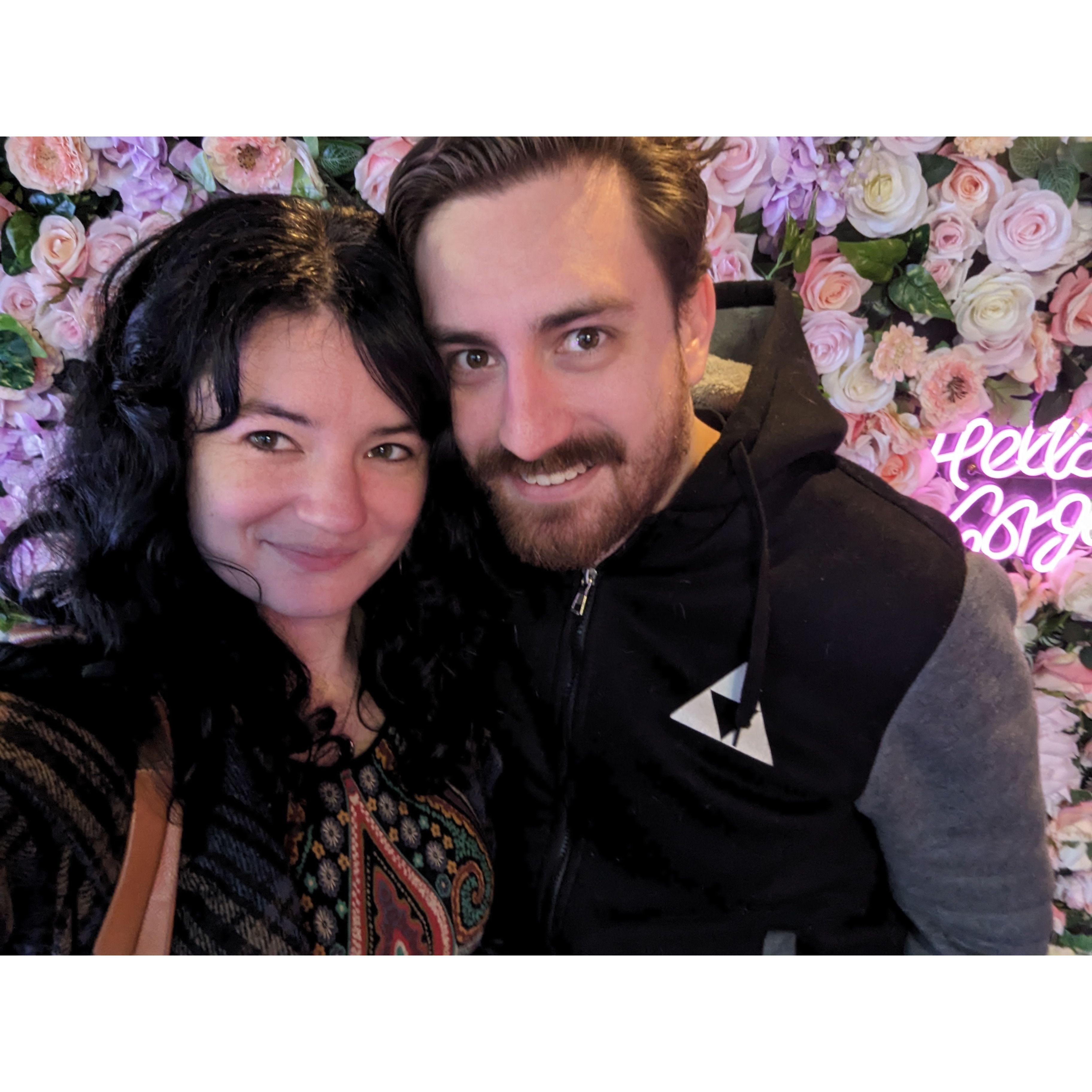 Our first Valentine's Day as an engaged couple
