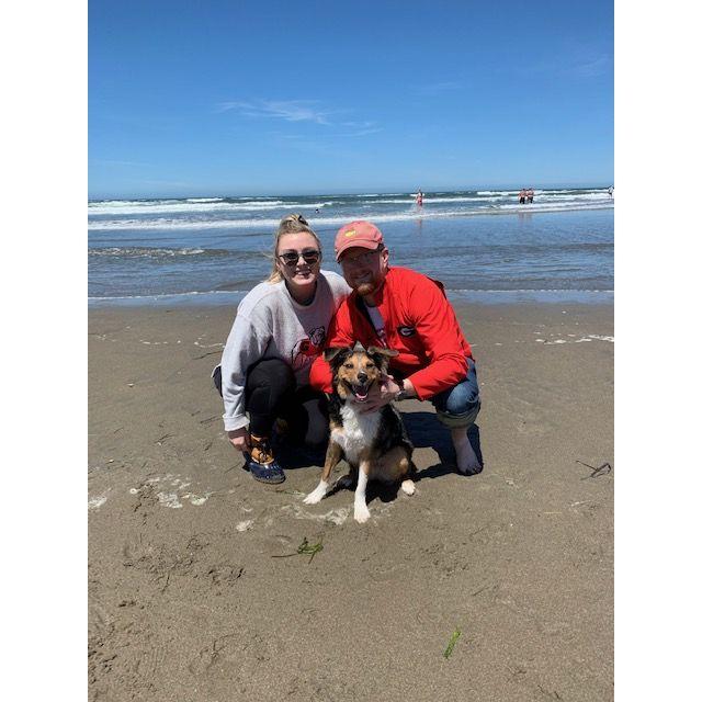 Our first visit to Dillon Beach in California with Remy.