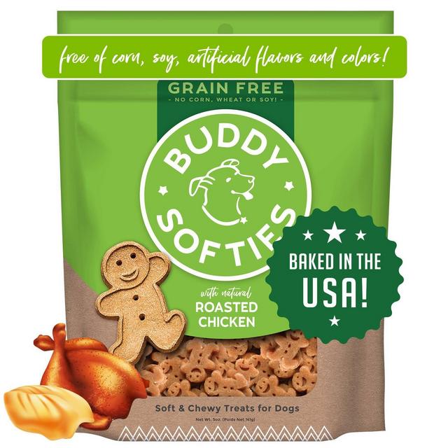 Buddy Biscuits Grain Free Chicken Soft & Chewy Treats Dog Treats - 5oz