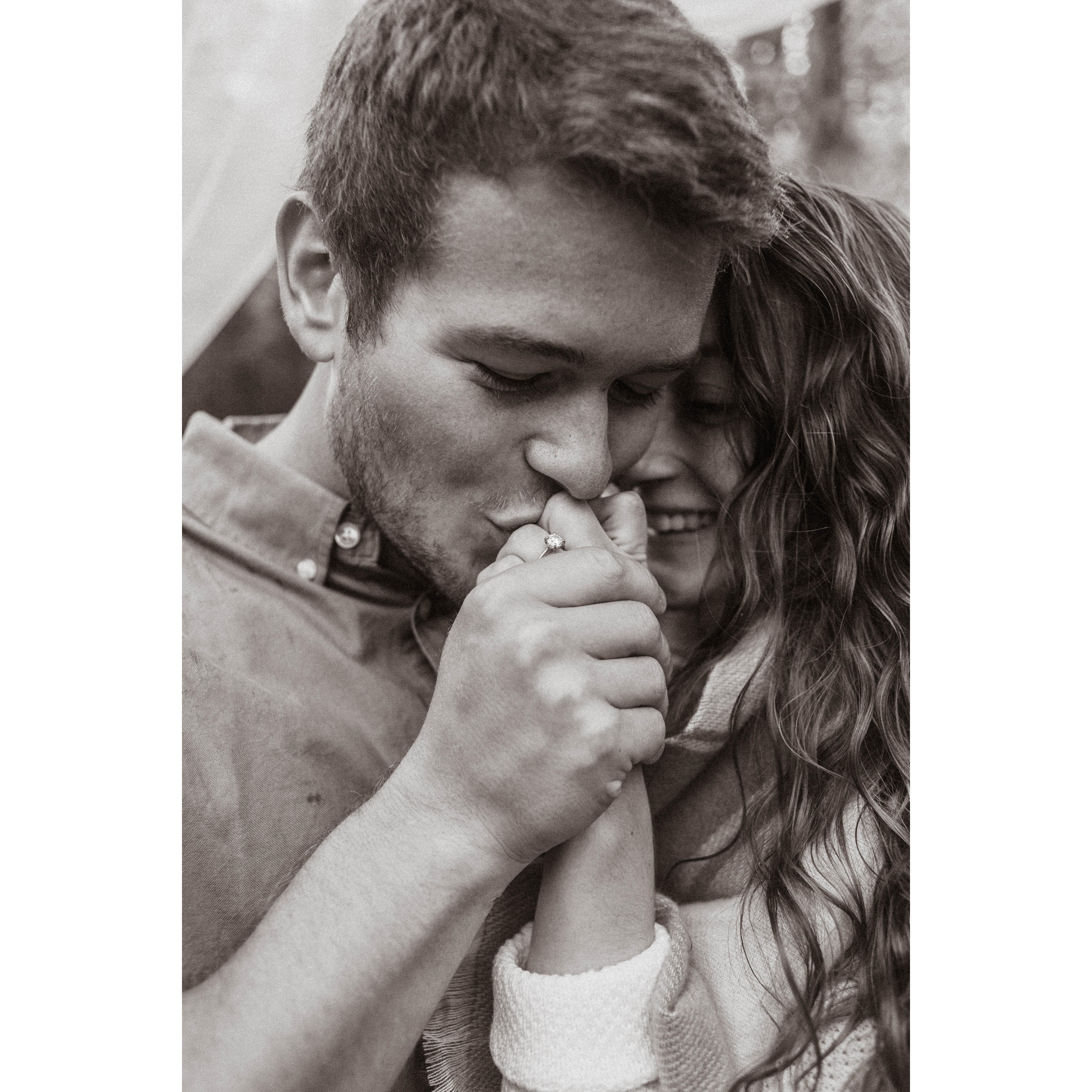 Our favorite proposal picture.