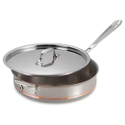 All-Clad Copper Core® 3 qt. Covered Saute Pan with Helper Handle