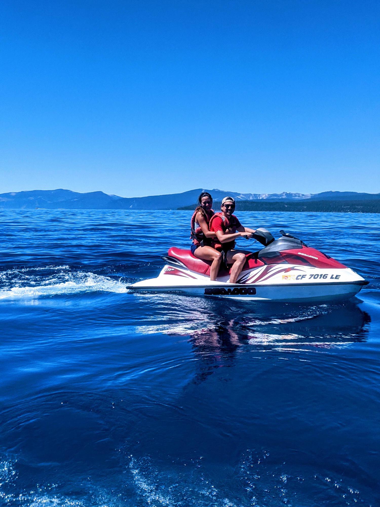 Jetskiing in Tahoe July 2020