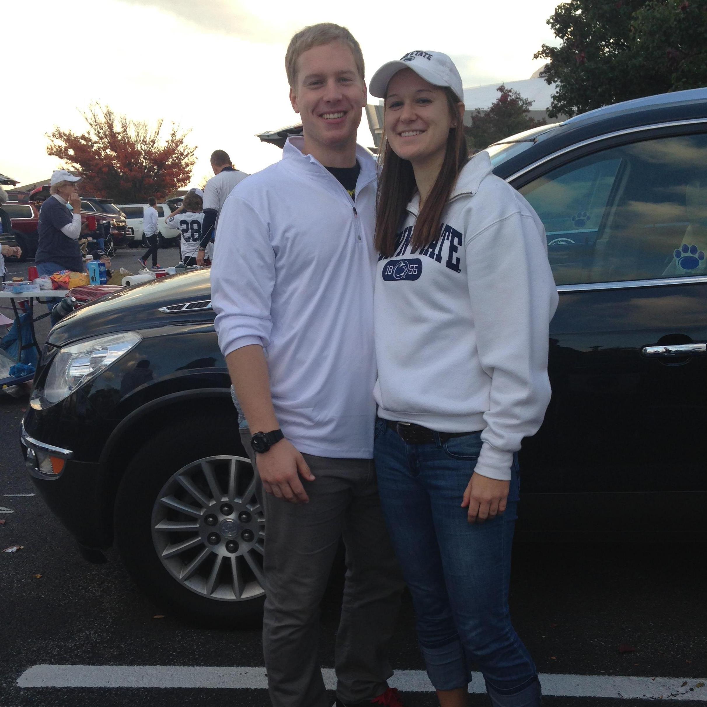 Tomas's first Penn State tailgate