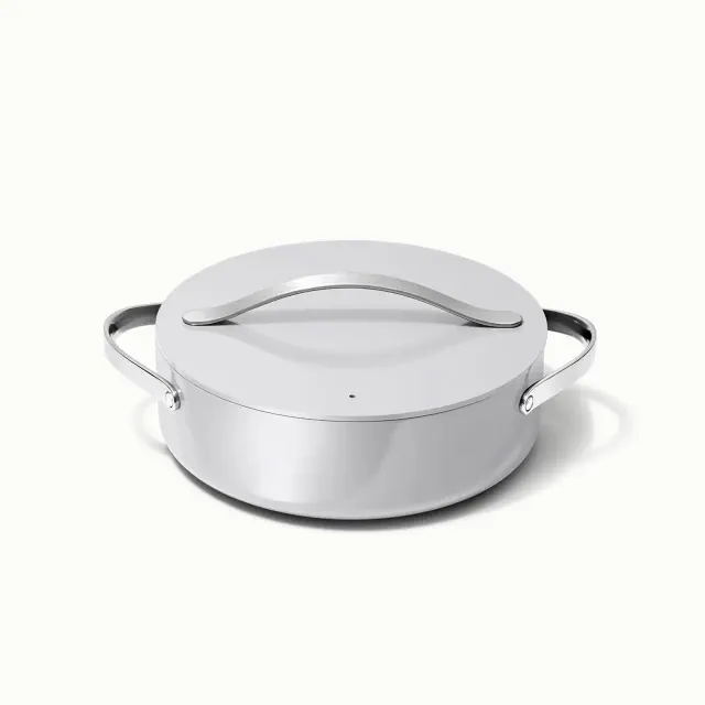 Caraway Home Rondeau Pan with Lid Gray