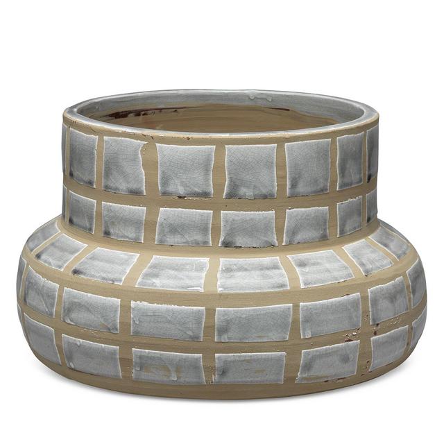 Jamie Young Grid Ceramic Vase