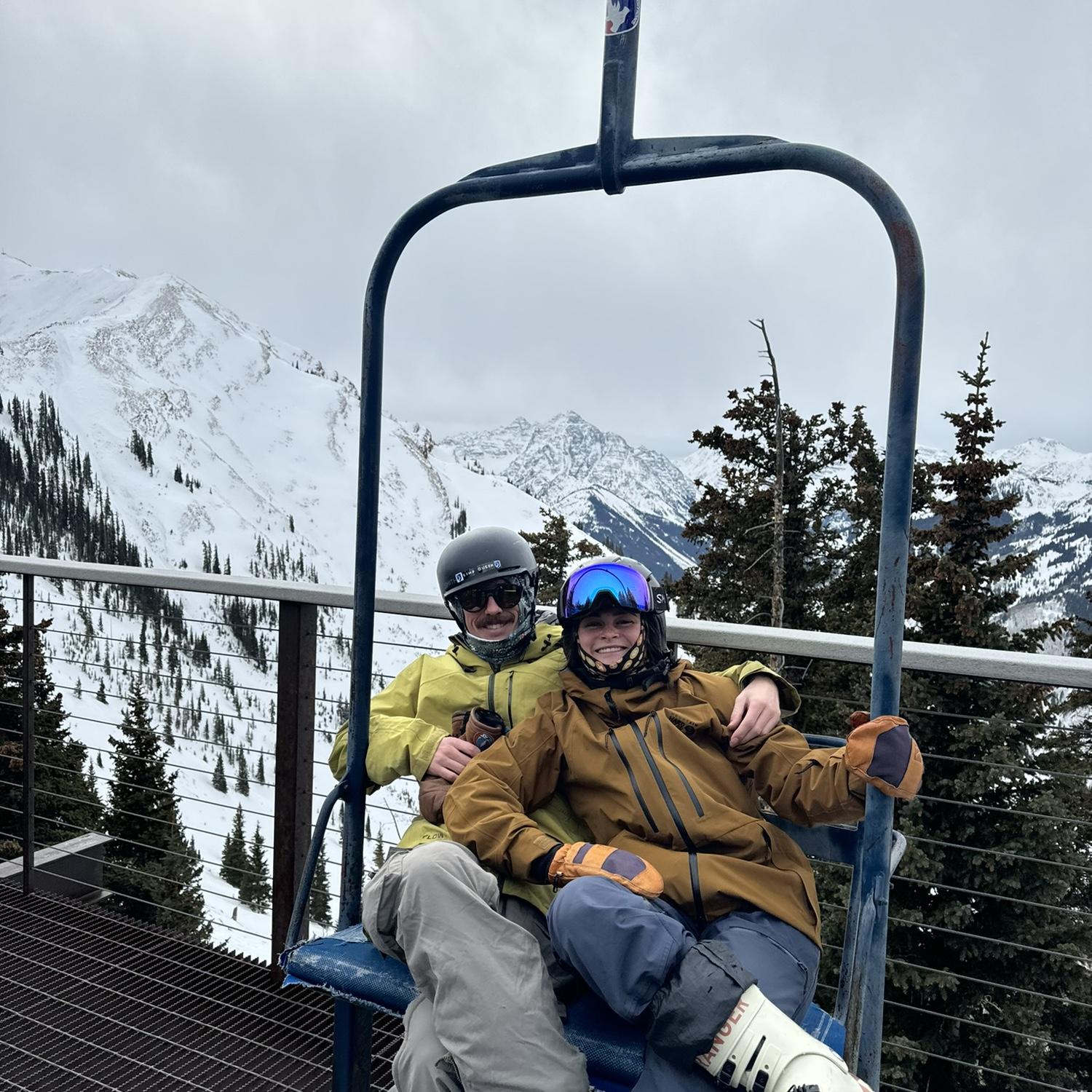 Another ski pic.. can you tell we like to ski together?