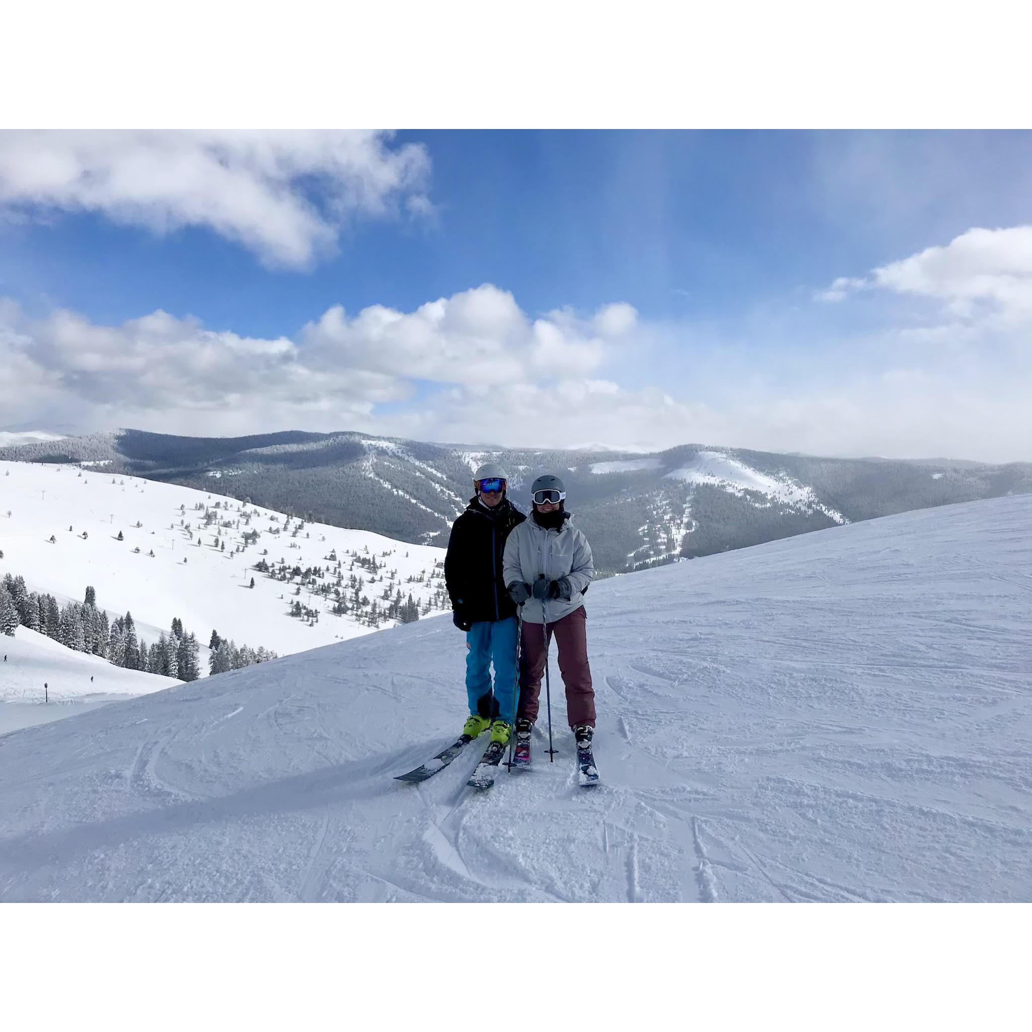 Our first ski trip: Keystone, Colorado, February 2021