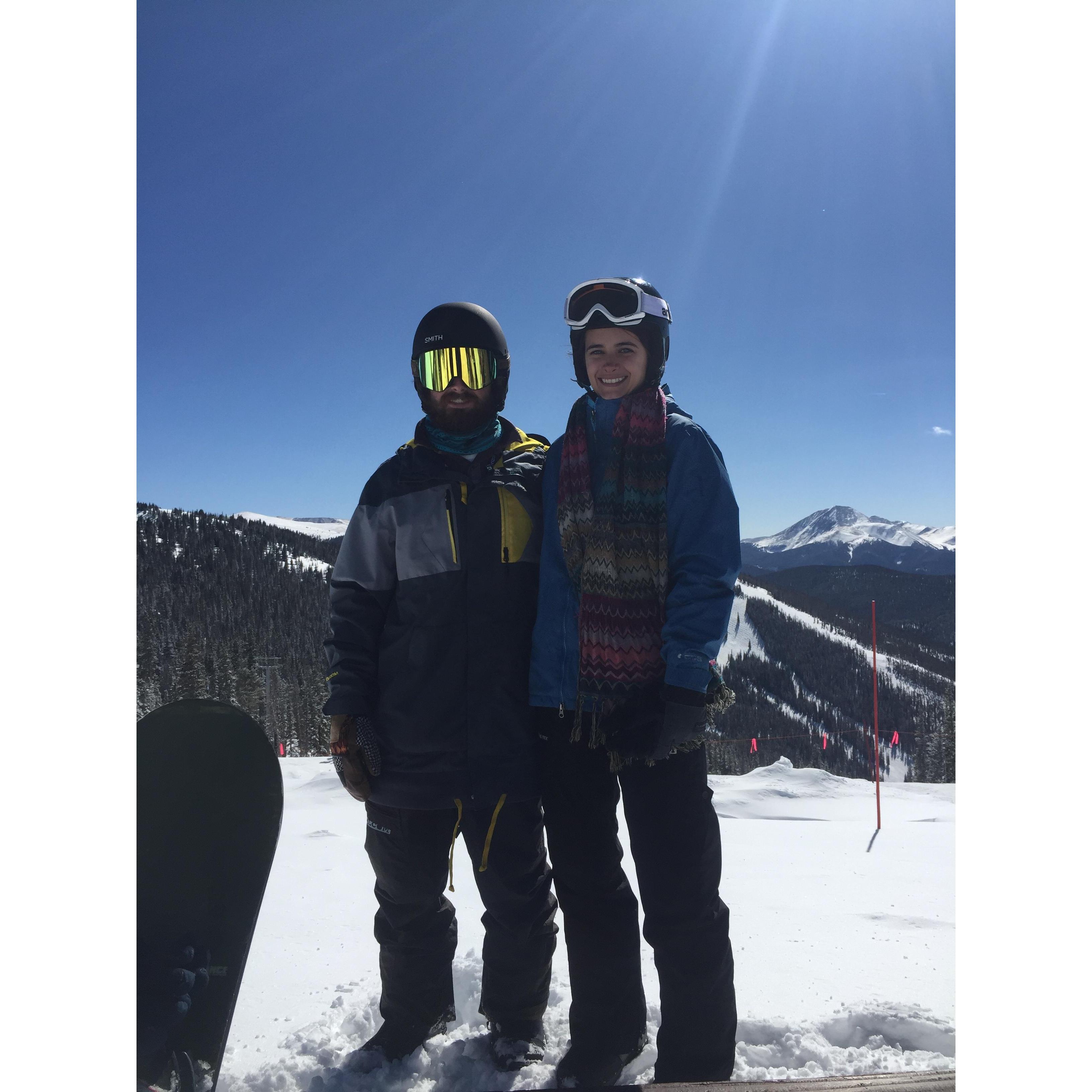 Snowboarding trip in Keystone, CO