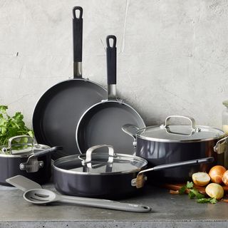 Bobby Flay Professional Grade Ceramic Nonstick 10-Piece Cookware Set