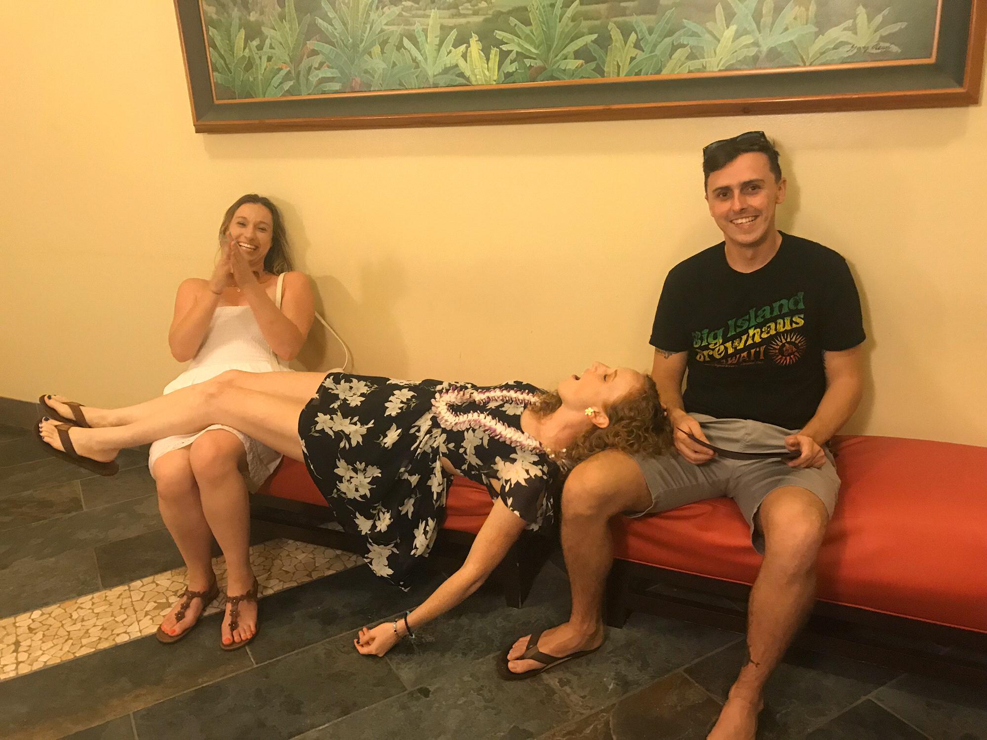 Waikiki mimicking Zach snoring lol