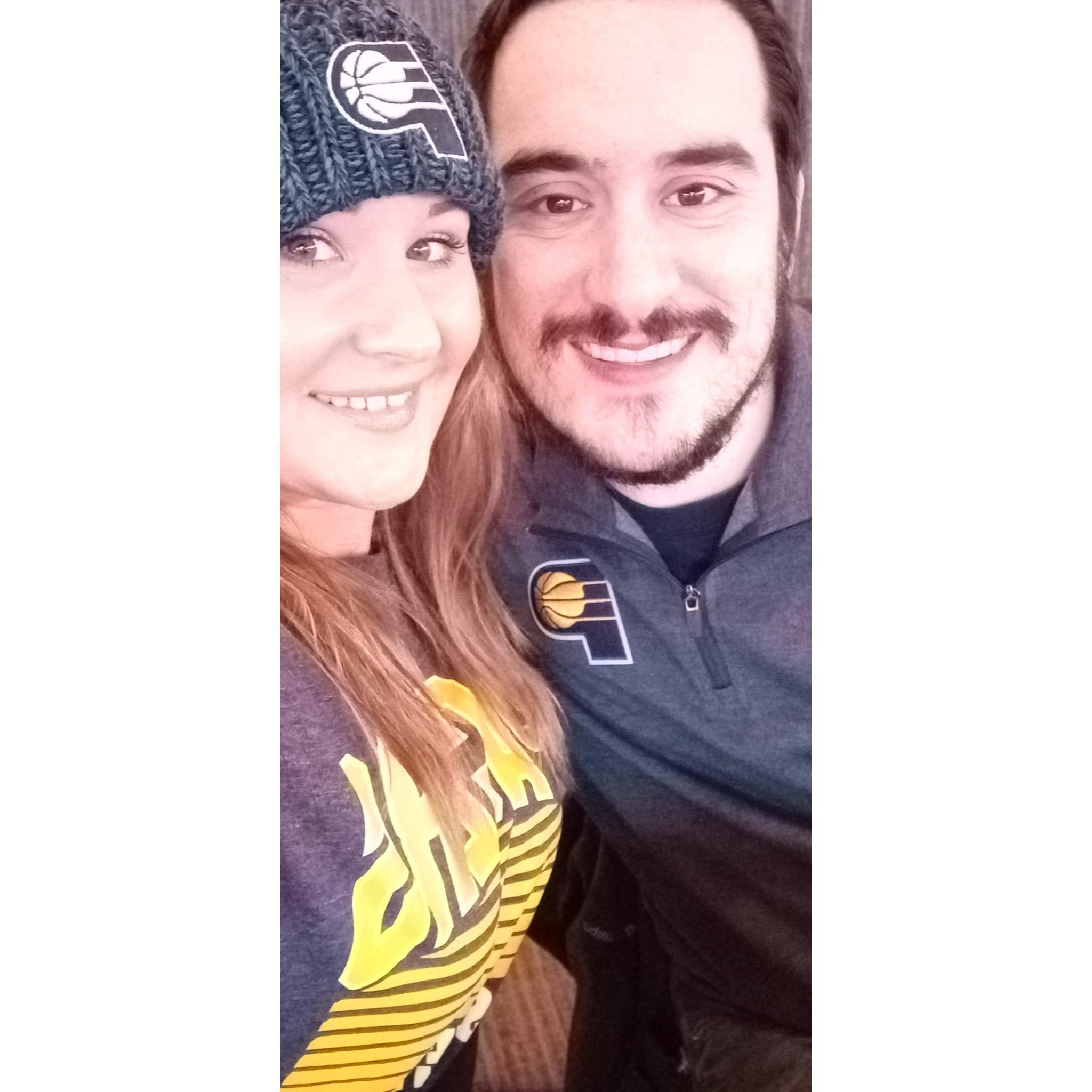 Our first Pacer game