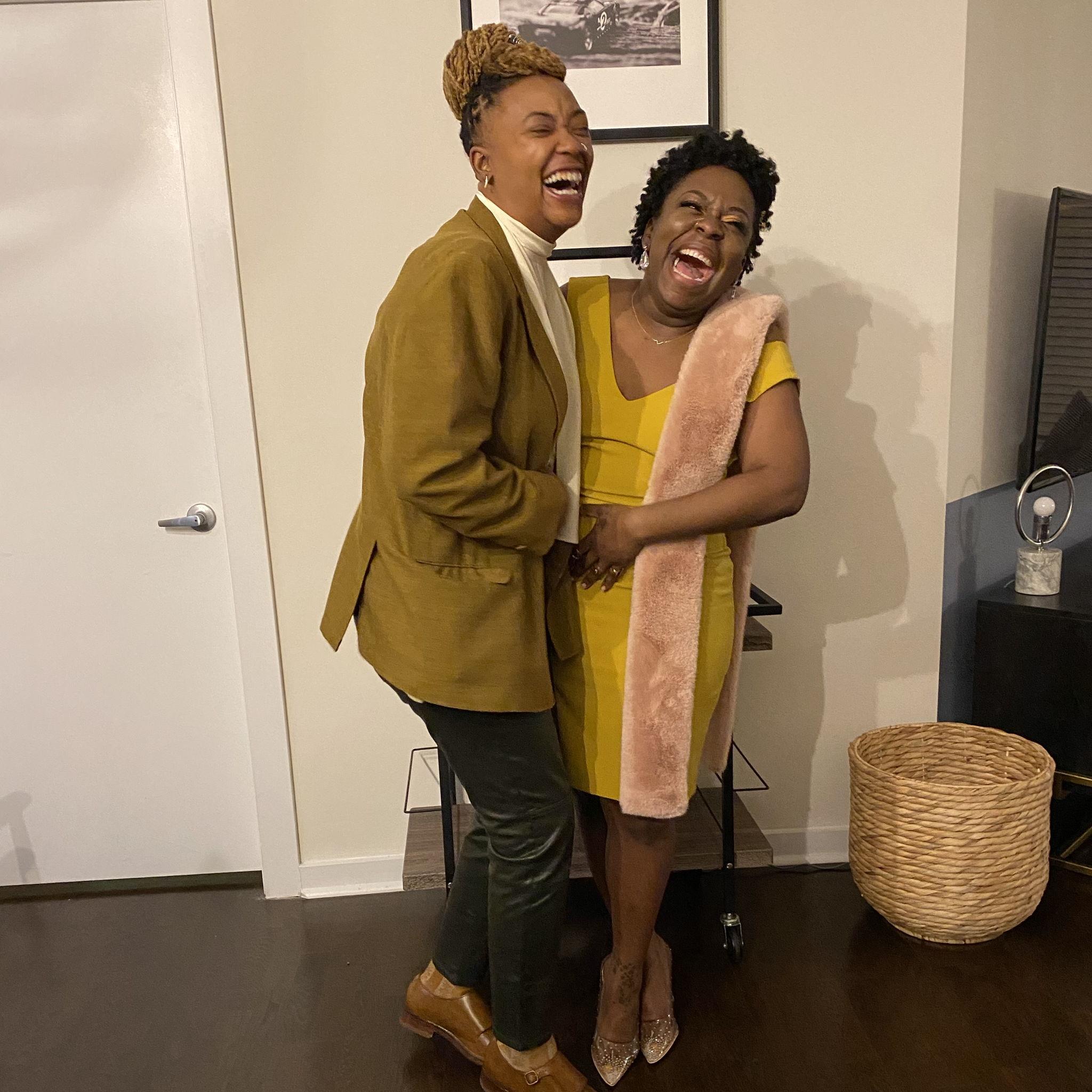 We love to laugh with each other.