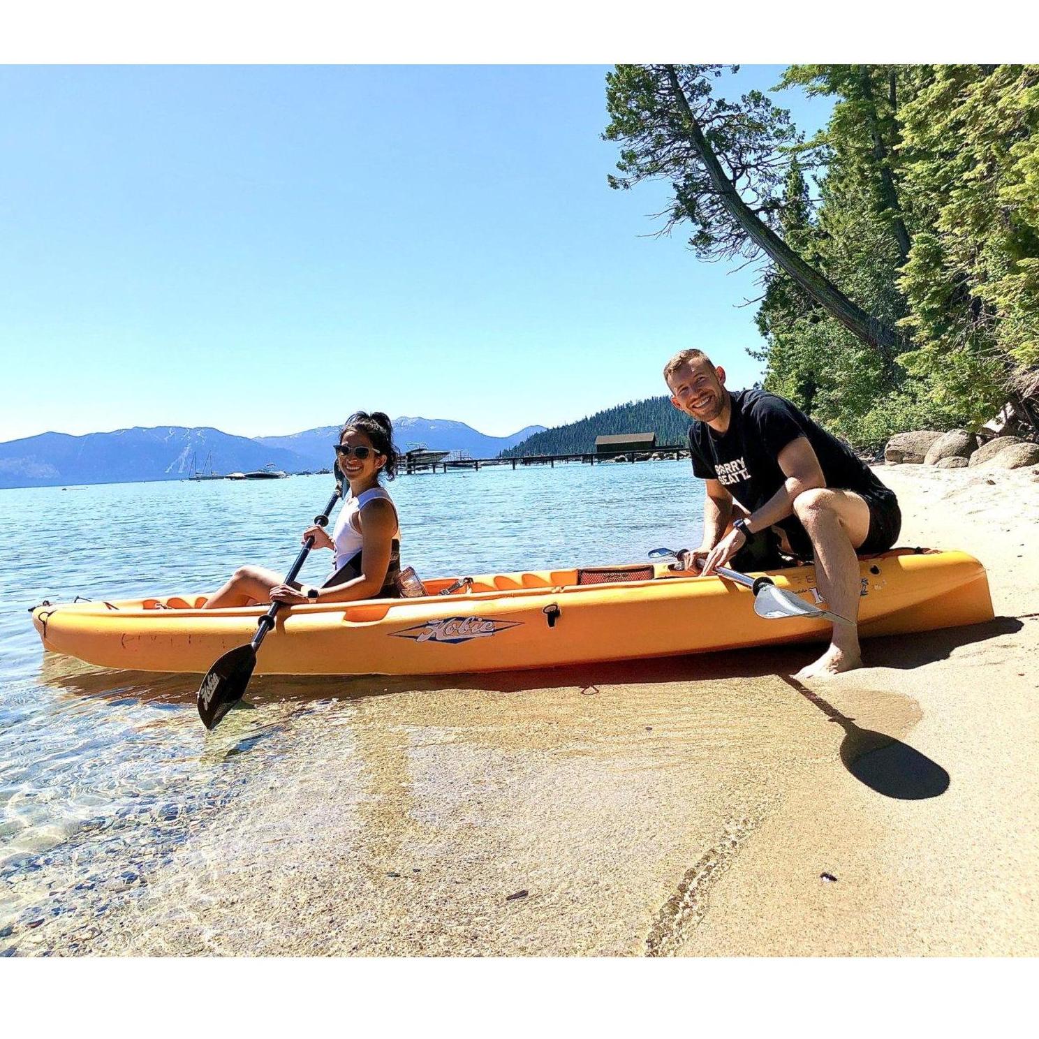 Shama and Bryce are the definition of "couples who sweat together, stay together." They are the fitness duo that motivates and pushes each other (and, sometimes, gets too competitive).