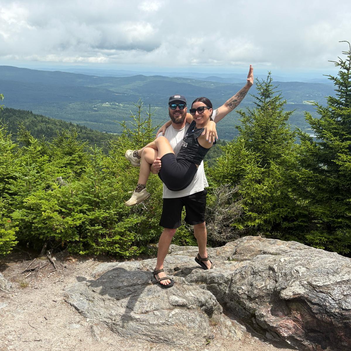 Nick popped the question and Calli screamed HELL YES from the mountain tops! 4.11.25