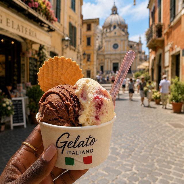 Gelato in Italy