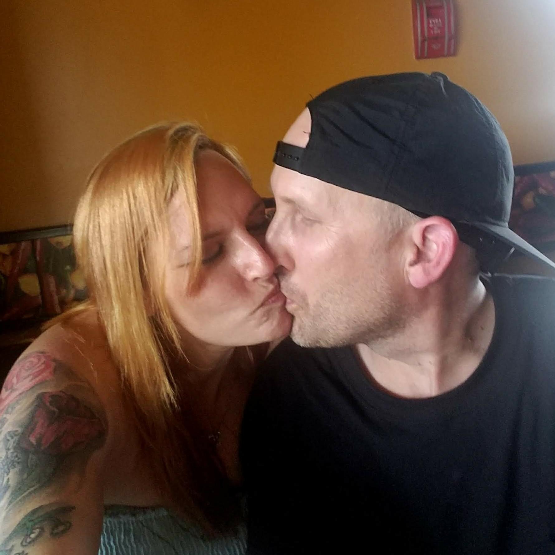 At the same Mexican restaurant Danny loves his kissy photos.