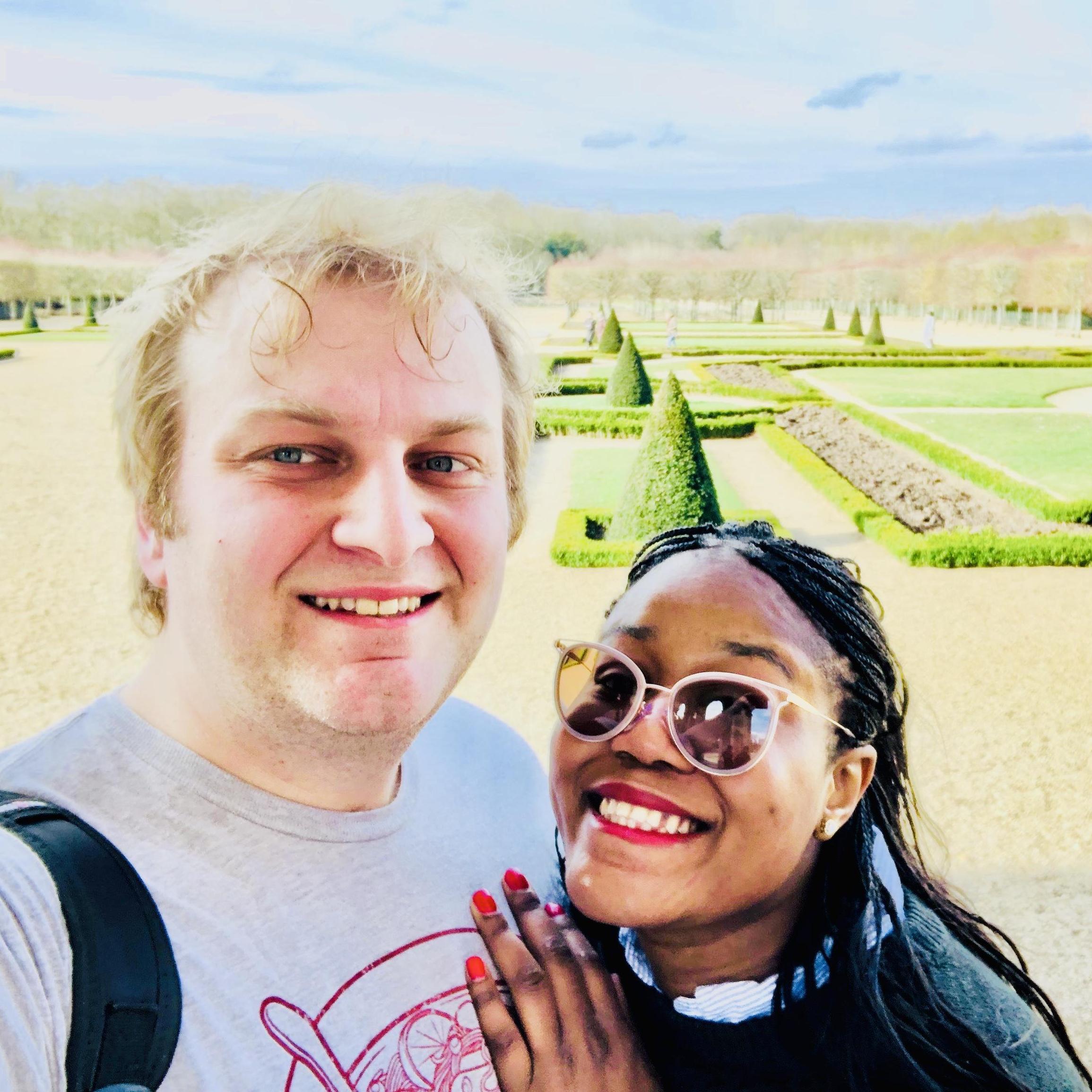 At the gardens of Versailles, Paris, France :)