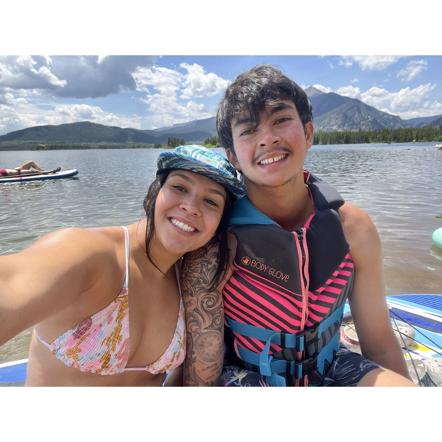 Paddle boarding at Dillon Reservoir