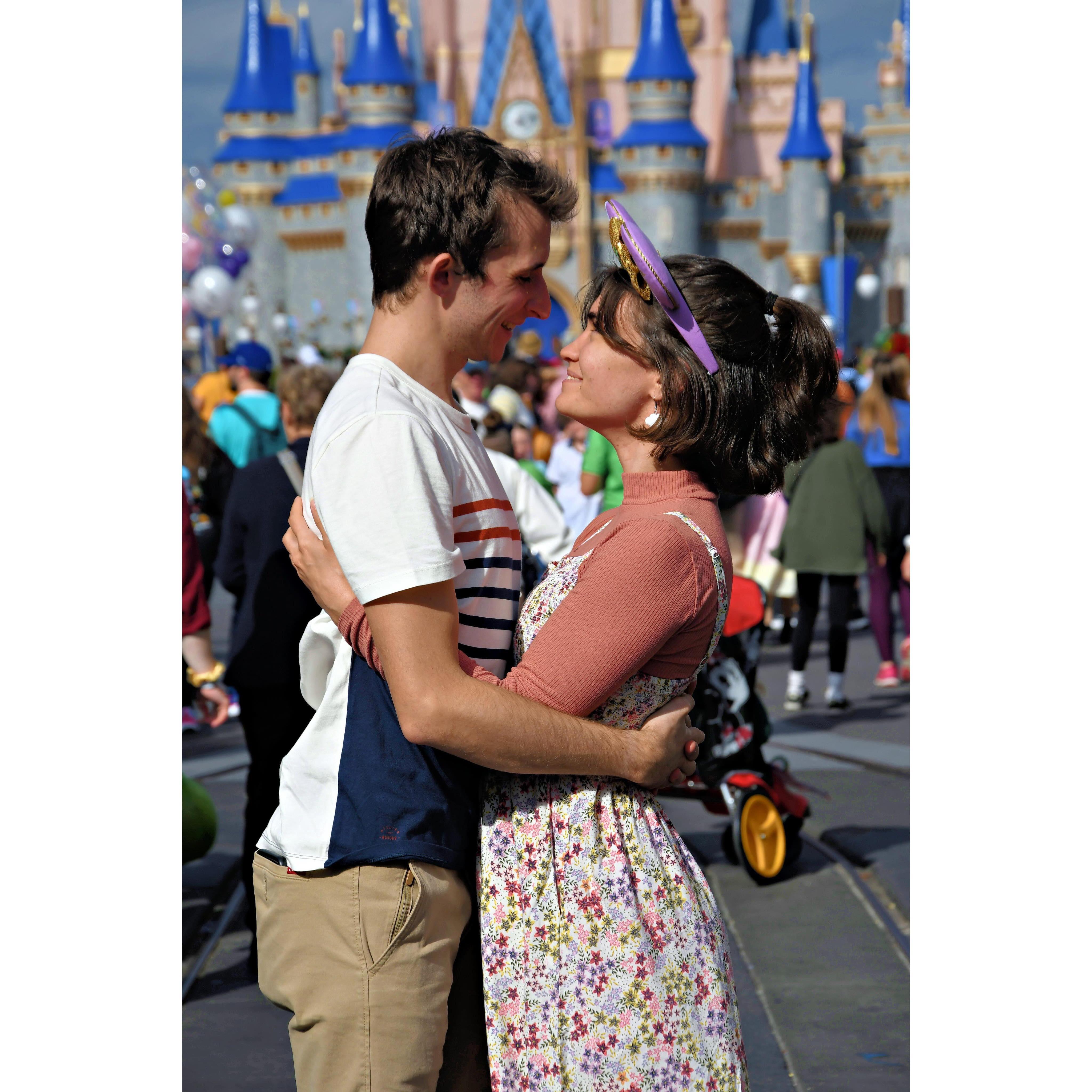 Notre première aventure à Disney World ensemble.