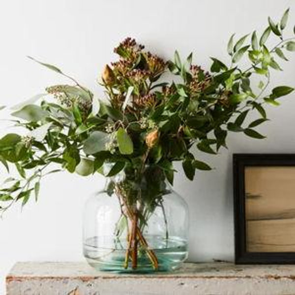 Food52 Vintage Shop Vintage French Glass Pickle Jar Vase