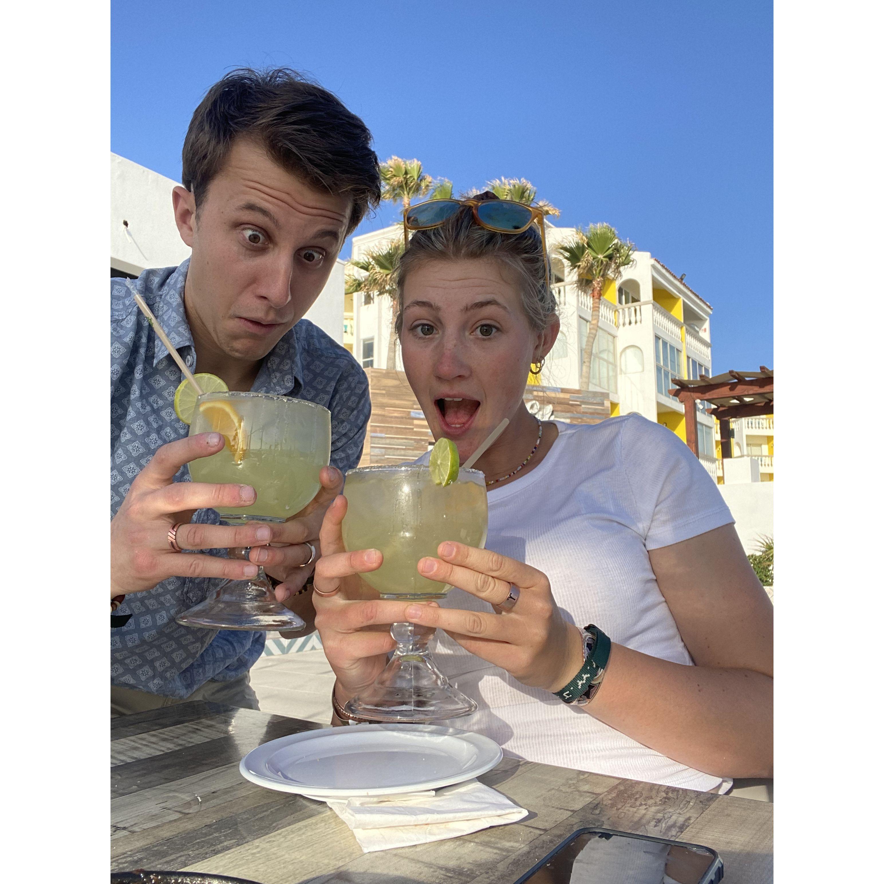 Giant margs in Mexico