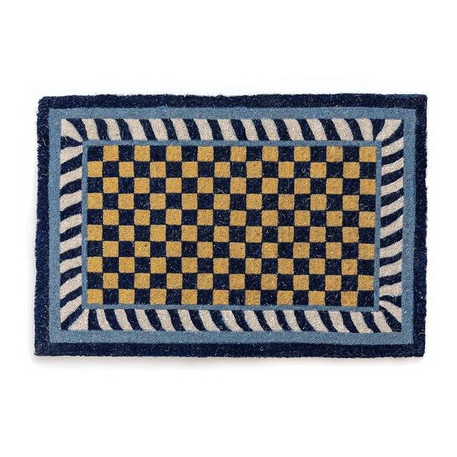 MACKENZIE-CHILDS Royal Check Entrance Mat
