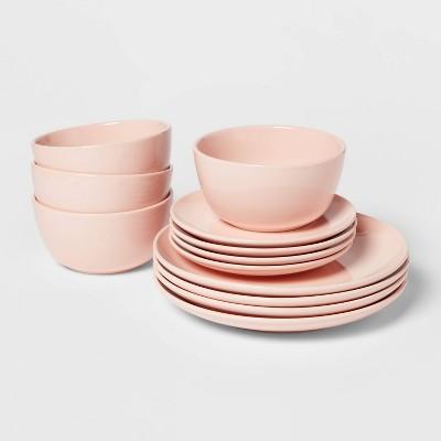 12pc Stoneware Avesta Dinnerware Set - Project 62™ comfort gray