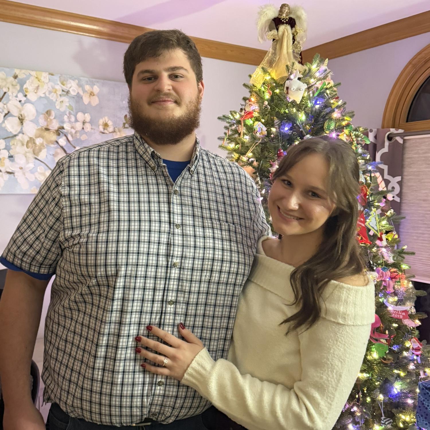 First Christmas as an engaged couple