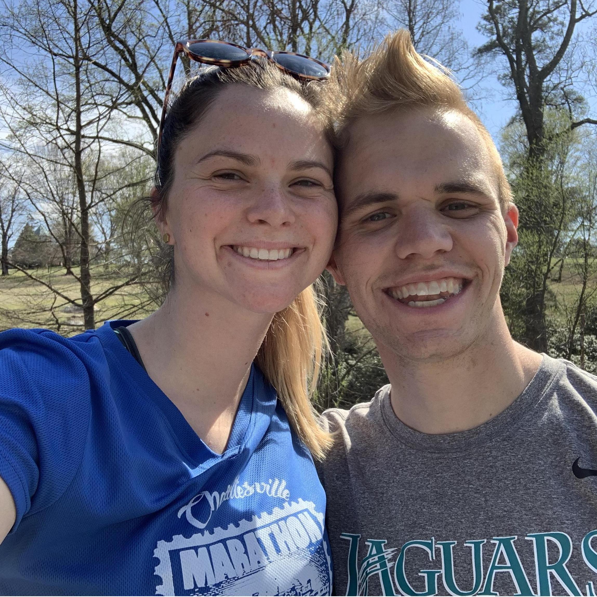 We love going to parks, for walks and talks!