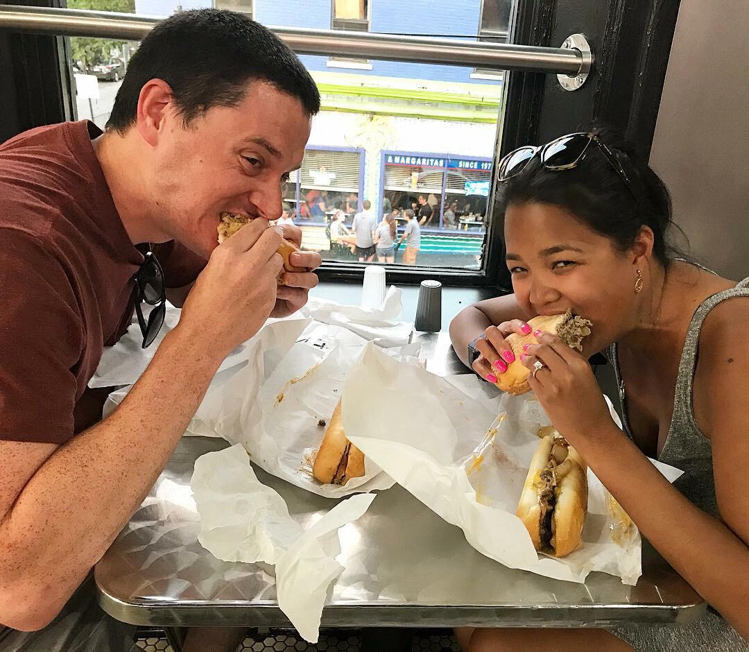 Classic cheesesteak in Philly!