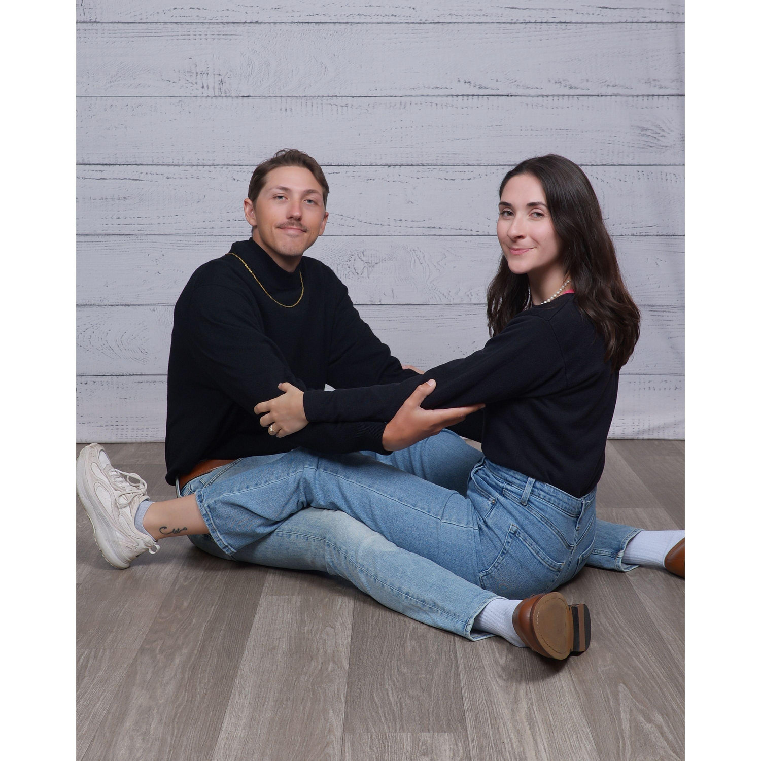 August 2024 cheesy engagement photos