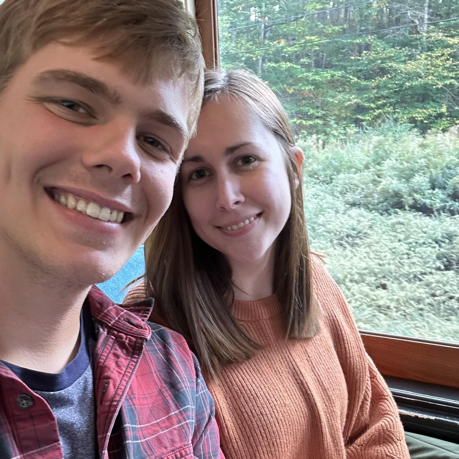 Turned a lumberjack competition into a weekend getaway: a train ride through the fall foliage in Honesdale, PA, picking apples and flowers, and cooking some delicious soup recipes in a cozy AirBnb.