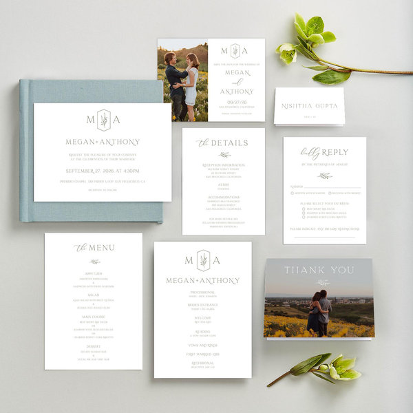 Zola Wedding Place Cards - Eldridge