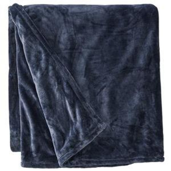 Heated Blanket in Raven Blue Size Full/Queen