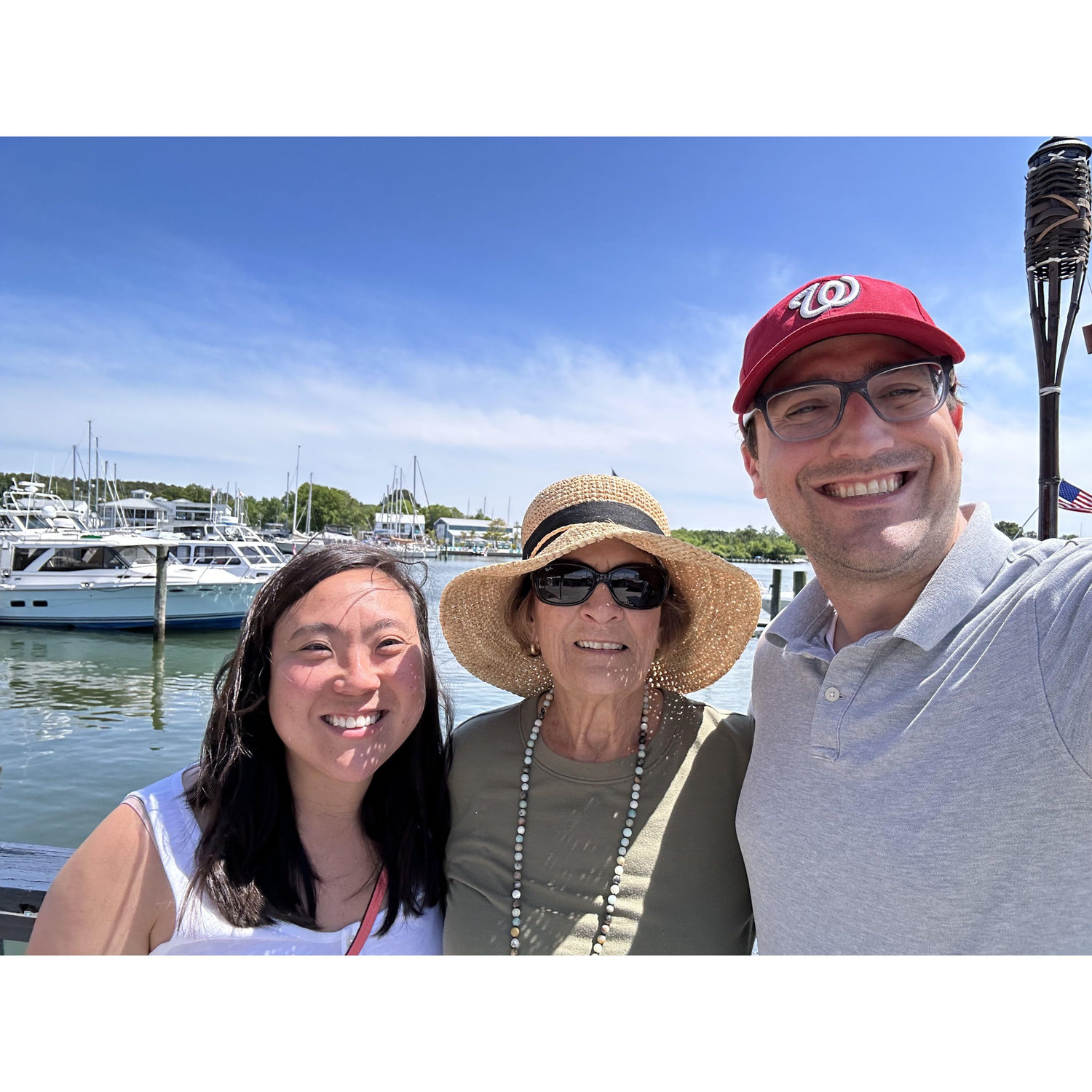 Crabs with Joe's grandmother in Delaware- it's become a seasonal tradition!