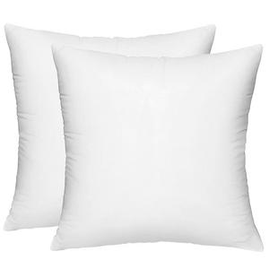 HIPPIH 2 Pack Pillow Insert - 18 x 18 Inch Hypoallergenic Decorative Square Sofa and Bed Pillow Form Inserts